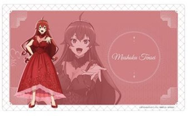 画像1: 【予約：4月7日(火)20時まで】カーテン魂／(株)キース　無職転生III 〜異世界行ったら本気だす〜　ラバーマット（エリス／5周年） (1)