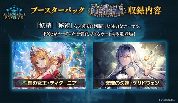画像2: 【予約：4月15日(水)20時まで】Shadowverse EVOLVE　ブースターパック　「Academy Royale/アカデミー・ロワイヤル」　ボックス (2)
