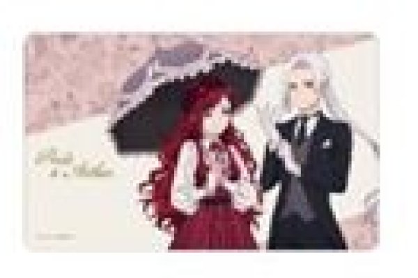 画像1: 【予約：4月21日(火)20時まで】アルマビアンカ　TVアニメ『悲劇の元凶となる最強外道ラスボス女王は民の為に尽くします。』  描き下ろし プライド&アーサー お嬢様&執事ver. マルチデスクマット (1)