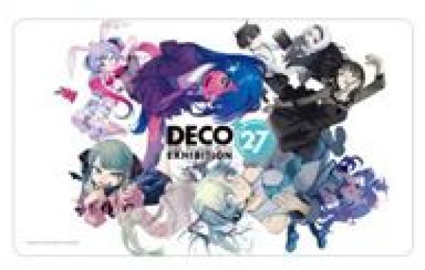 画像1: 【予約：5月4日(月)20時まで】アルマビアンカ　DECO*27 feat.初音ミク EXHIBITION Produced by DECO*27 / OTOIRO キービジュアル マルチデスクマット (1)
