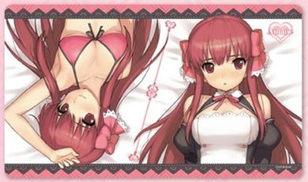 画像1: 【予約：5月6日(水)20時まで】ホビーストック　ドリームクラブ　描き下ろしラバーマット 亜麻音 (1)