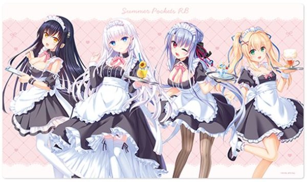画像1: 【予約：5月6日(水)20時まで】シーズナルプランツ　Summer Pockets REFLECTION BLUE デスクマット (1)