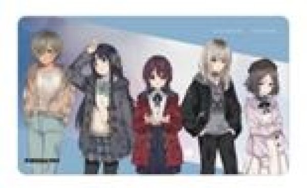 画像1: 【予約：5月9日(土)20時まで】アルマビアンカ　ガールズバンドクライ 描き下ろし トゲナシトゲアリ In the rain ver. マルチデスクマット (1)