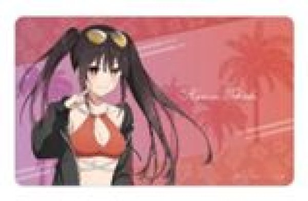 画像1: 【予約：5月12日(火)20時まで】アルマビアンカ　アニメ「デート・ア・ライブV」 描き下ろし 時崎狂三 ビーチデートver. マルチデスクマット (1)
