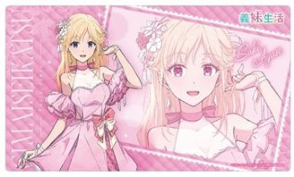 画像1: 【予約：5月12日(火)20時まで】カーテン魂／(株)キース　義妹生活　描き下ろしラバーマット（綾瀬沙季／パーティドレス） (1)