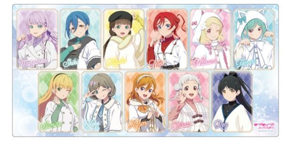 画像1: 【予約：5月16日(土)20時まで】(株)キャラバン　ラブライブ！スーパースター!! デスクマット ホワイトポンチョver. (1)