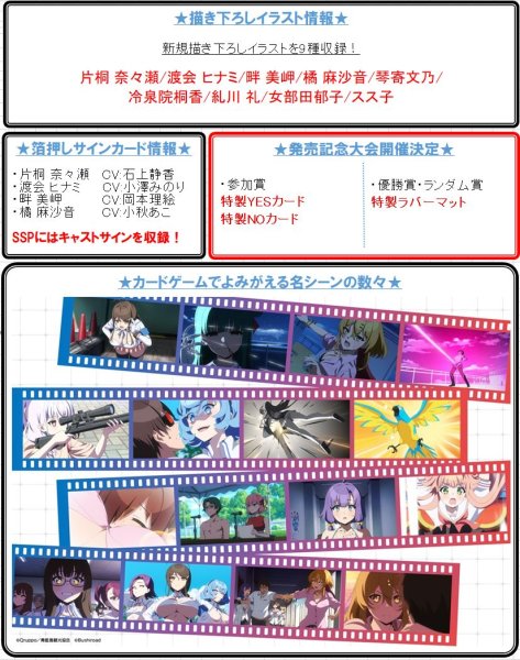 画像2: 【予約：5月20日(水)20時まで】ヴァイスシュヴァルツロゼ ブースターパック　ぬきたし  THE ANIMATION　ボックス (2)