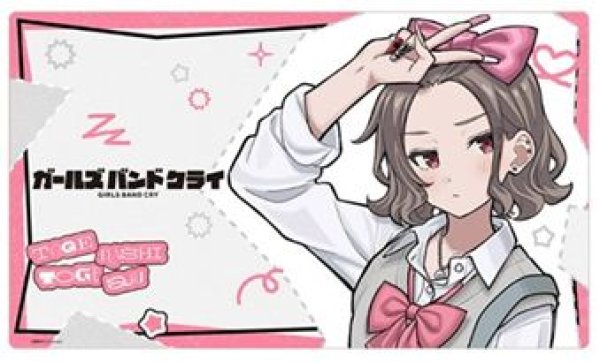 画像1: 【予約：5月24日(日)20時まで】カーテン魂／(株)キース　ガールズバンドクライ　描き下ろしラバーマット（海老塚智／平成ギャル） (1)
