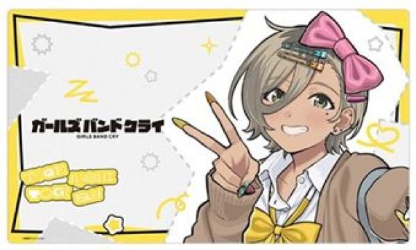 画像1: 【予約：5月24日(日)20時まで】カーテン魂／(株)キース　ガールズバンドクライ　描き下ろしラバーマット（ルパ／平成ギャル） (1)