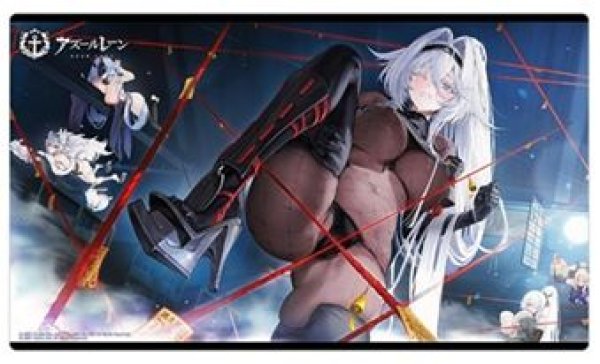 画像1: 【予約：5月24日(日)20時まで】カーテン魂／(株)キース　アズールレーン　ラバーマット（ラフィーII＆アルザス＆ソビエツキー・ソユーズ＆雲仙＆グアム） (1)