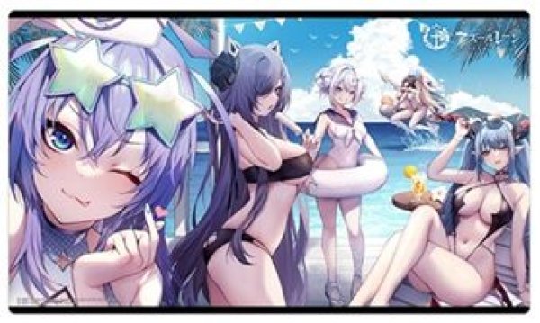 画像1: 【予約：5月24日(日)20時まで】カーテン魂／(株)キース　アズールレーン　ラバーマット（ニュージャージー＆アウグスト・フォン・パーセヴァル＆ ヤーデ＆ハルビン＆リシュリュー＆レーゲンスブルク） (1)