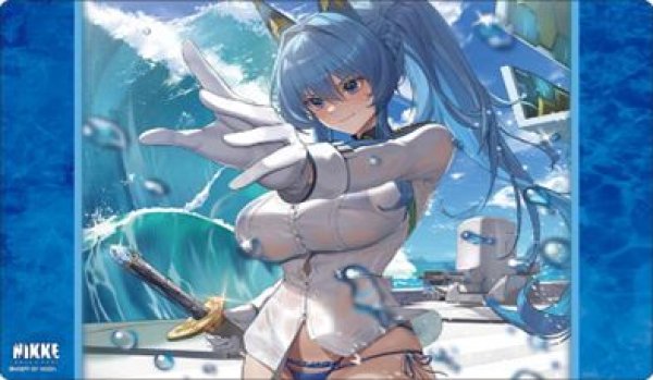 画像1: 【予約：5月26日(火)20時まで】ブシロード ラバーマットコレクション V2 Vol.2088　勝利の女神：NIKKE「ヘルム：アクアマリン」ver. (1)
