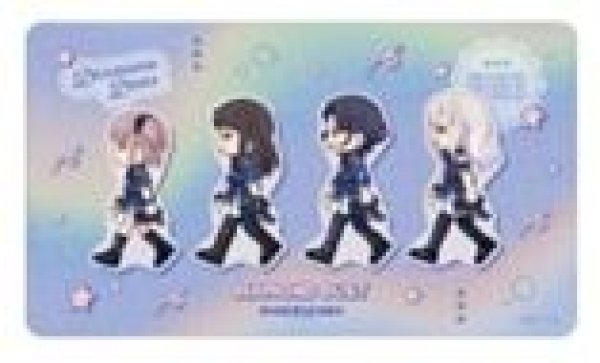 画像1: 【予約：5月31日(日)20時まで】アルマビアンカ　ガールズバンドクライ ダイヤモンドダスト ちびとこ マルチデスクマット (1)