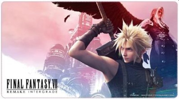 画像1: 【予約：6月6日(土)20時まで】スクエアエニックス　プレイマット　FF7R INTERGRADE  KEY ART (1)