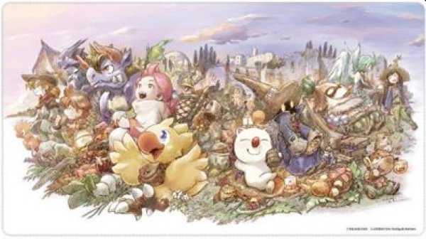 画像1: 【予約：6月6日(土)20時まで】スクエアエニックス　プレイマット　ファイナルファンタジーシリーズ  チョコボのなかまたち (1)