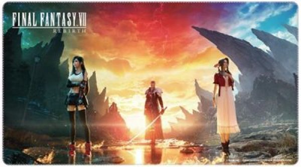 画像1: 【予約：6月6日(土)20時まで】スクエアエニックス　プレイマット　ファイナルファンタジーVII リバース  キーアート (1)