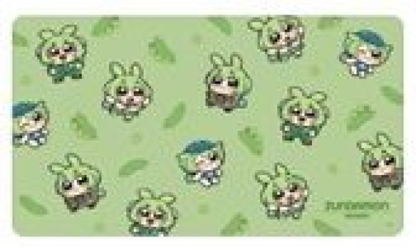 画像1: 【予約：6月7日(日)20時まで】アルマビアンカ　ずんだもん 大川ぶくぶさんイラスト 集合 スクールver. マルチデスクマット (1)