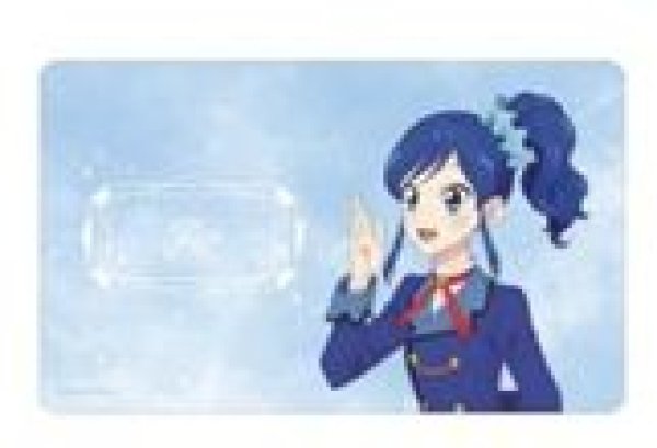 画像1: 【予約：6月7日(日)20時まで】アルマビアンカ　アイカツ！ 10th STORY 〜未来へのSTARWAY〜 描き下ろし 霧矢あおい 歩みver. マルチデスクマット (1)