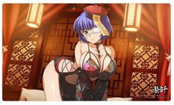画像1: 【予約：6月7日(日)20時まで】カーテン魂／(株)キース　一騎当千　ラバーマット（呂蒙子明／妖姿媚態） (1)