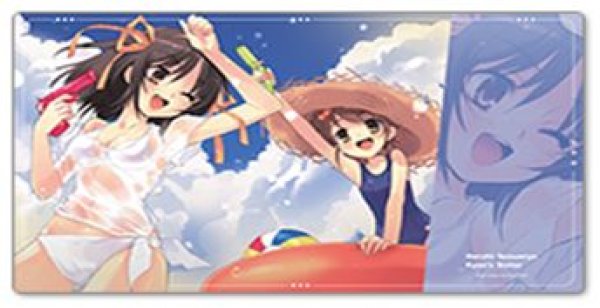 画像1: 【予約：6月23日(火)20時まで】シーズナルプランツ　涼宮ハルヒシリーズ デスクマット【水着】 (1)
