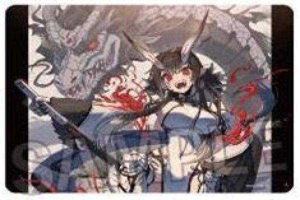 画像1: 【予約：6月27日(土)20時まで】(株)PROOF　工画堂スタジオイラストレーターセレクション イラストプレイマットNT 黒井ススム 白龍ちゃん (1)