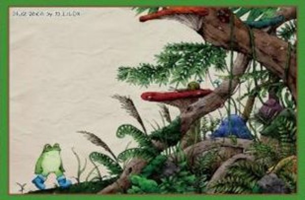 画像1: 【予約：6月27日(土)20時まで】(株)PROOF　工画堂スタジオイラストレーターセレクション イラストスリーブNT カエルDX A (1)