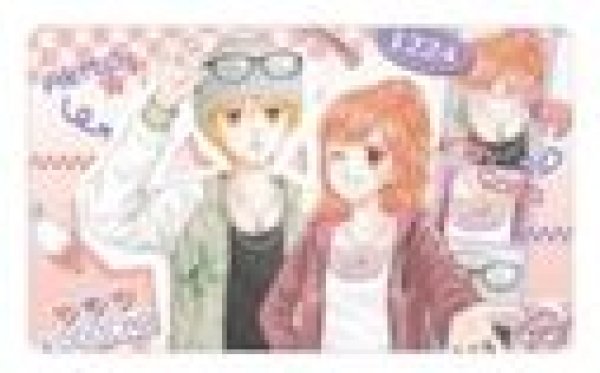 画像1: 【予約：7月4日(土)20時まで】アルマビアンカ　こどものおもちゃ 小花美穂先生 描き下ろし 倉田紗南&羽山秋人 平成ファッションver. マルチデスクマット (1)