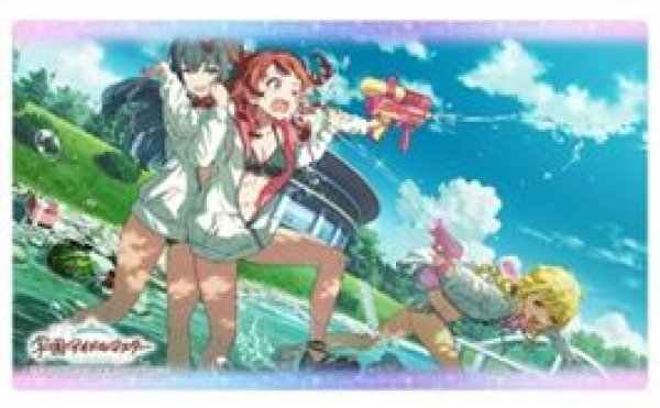 画像1: 【予約：7月5日(日)20時まで】カーテン魂／(株)キース　学園アイドルマスター　ラバーマット（夏を満喫するわよ！） (1)