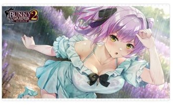 画像1: 【予約：7月6日(月)20時まで】カーテン魂／(株)キース　バニーガーデン2　ラバーマット（英梨紗） (1)