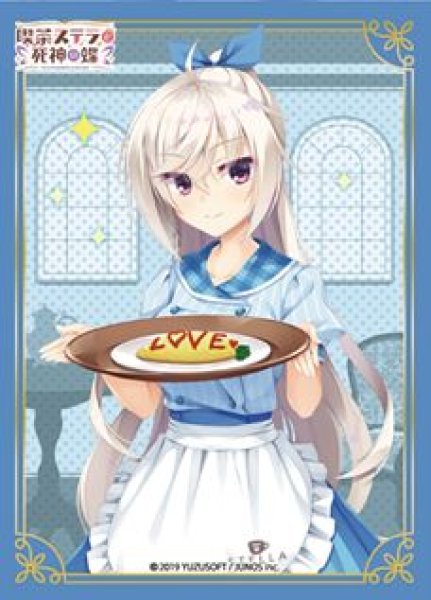 画像1: 【予約：7月7日(火)20時まで】ブロッコリーキャラクタースリーブ　喫茶ステラと死神の蝶「明月 栞那」ウェイトレスVer. (1)