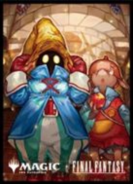 画像1: 【予約：7月7日(火)20時まで】エンスカイ　『マジック：ザ・ギャザリング――FINAL FANTASY』 プレイヤーズカードスリーブ　MFS-69 チョコボ・バンドル 《迷える黒魔道士、ビビ》 (1)