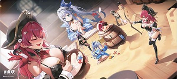画像1: 【予約：7月7日(火)20時まで】ブシロード ラバーマットコレクション V2 Vol.2141　勝利の女神：NIKKE「ようこそ！ロマンあふれる海賊カフェへ！」 (1)
