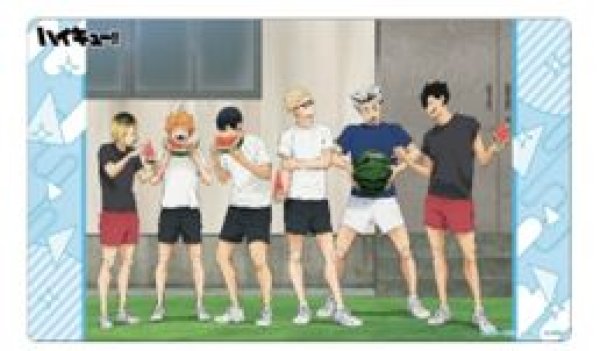 画像1: 【予約：7月7日(火)20時まで】株式会社 ツキナギ　ハイキュー!!　ラバーデスクマットコレクション　スイカ（集合） (1)