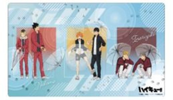 画像1: 【予約：7月7日(火)20時まで】株式会社 ツキナギ　ハイキュー!!　ラバーデスクマットコレクション　レイン（集合） (1)
