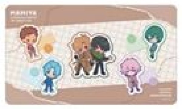 画像1: 【予約：7月11日(土)20時まで】アルマビアンカ　世界滅亡共有幻想マミヤ 集合 ちびキャラ マルチデスクマット (1)