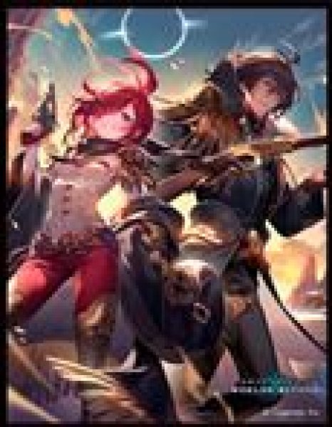 画像1: 【予約：7月12日(日)20時まで】ムービック　きゃらスリーブコレクション マットシリーズ　Shadowverse: Worlds Beyond 　「天命の弾丸・バニー＆バロン」(No.MT2451) (1)