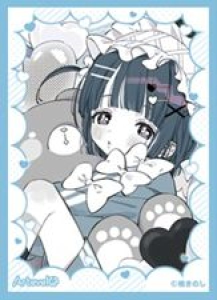 画像1: 【予約：7月12日(日)20時まで】ムービック　Arteveloカードスリーブ　棉きのし　「フリルちゃん」（art-033） (1)