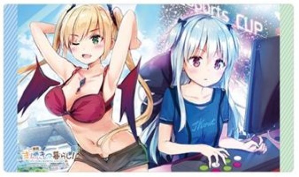 画像1: 【予約：7月27日(月)20時まで】カーテン魂／(株)キース　一畳間まんきつ暮らし！　ラバーマット（鈴木万里花、中埜音緒） (1)