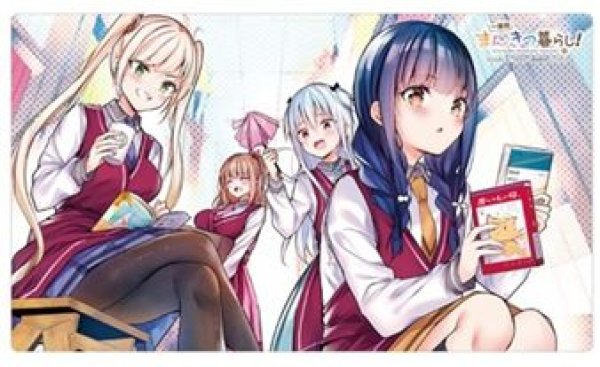 画像1: 【予約：7月27日(月)20時まで】カーテン魂／(株)キース　一畳間まんきつ暮らし！　ラバーマット（森田芽衣子、天宮梨絵、鈴木万里花、中埜音緒C） (1)