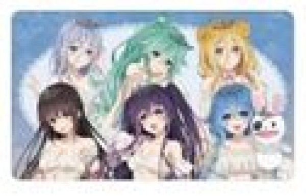 画像1: 【予約：7月28日(火)20時まで】アルマビアンカ　アニメ「デート・ア・ライブV」 描き下ろし 集合 プリンセス玉座ver. マルチデスクマット (1)