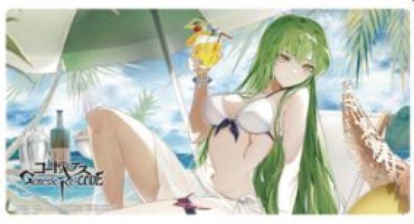 画像1: 【予約：7月28日(火)20時まで】株式会社 ツキナギ　ラバーデスクマットコレクション コードギアス Genesic Re;CODE　水着C.C. (1)