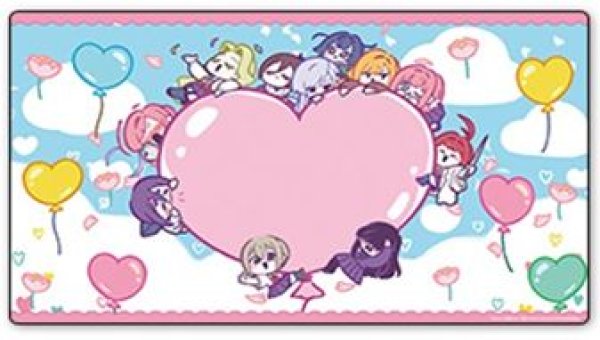 画像1: 【予約：8月3日(月)20時まで】シーズナルプランツ　君のことが大大大大大好きな100人の彼女 デスクマット【風船】 (1)