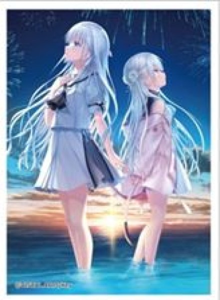 画像1: 【予約：8月10日(月)20時まで】カーテン魂／(株)キース　Summer Pockets REFLECTION BLUE＆anemoi　スリーブ（鳴瀬 しろは＆辻倉朱比華） (1)