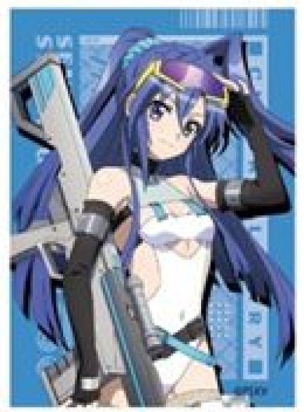 画像1: 【予約：8月10日(月)20時まで】カーテン魂／(株)キース　戦姫絶唱シンフォギアＸＶ　描き下ろしスリーブ（翼／サイバーミリタリー） (1)
