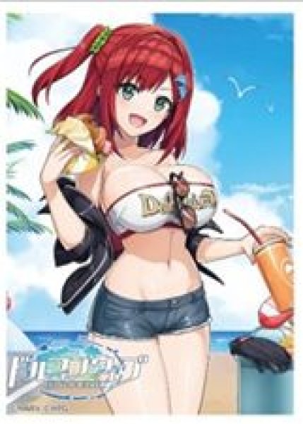 画像1: 【予約：8月10日(月)20時まで】カーテン魂／(株)キース　ドルフィンウェーブ　描き下ろしスリーブ（咲宮 入華/コーストライディング） (1)