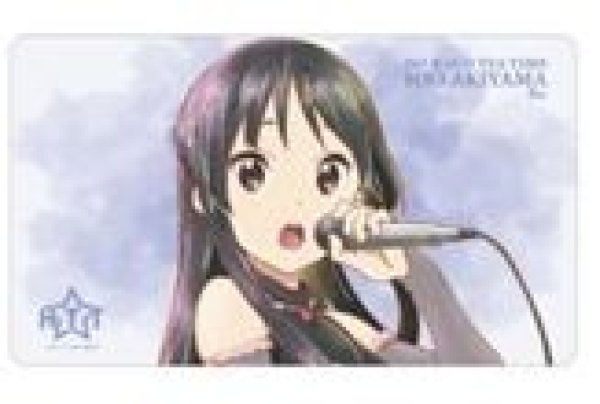画像1: 【予約：8月15日(土)20時まで】アルマビアンカ　けいおん！ 秋山 澪 Ani-Art aqua label 第2弾 マルチデスクマット (1)