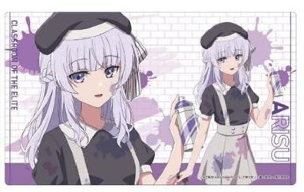 画像1: 【予約：8月18日(火)20時まで】(株)シーワン　ようこそ実力至上主義の教室へ ラバーマット 坂柳有栖 ペインターver (1)