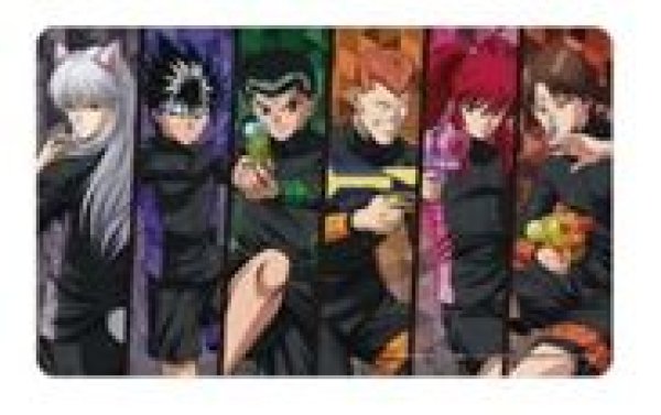 画像1: 【予約：8月23日(日)20時まで】アルマビアンカ　TVアニメ『幽☆遊☆白書』 描き下ろし 集合 ウォーターガンバトルver. マルチデスクマット (1)