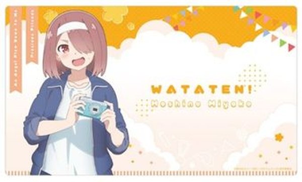 画像1: 【予約：8月26日(水)20時まで】カーテン魂／(株)キース　私に天使が舞い降りた！プレシャス・フレンズ　描き下ろしラバーマット（星野みやこ／運動会） (1)