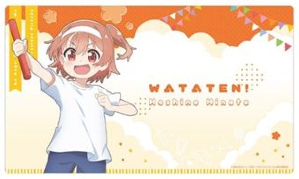 画像1: 【予約：8月26日(水)20時まで】カーテン魂／(株)キース　私に天使が舞い降りた！プレシャス・フレンズ　描き下ろしラバーマット（星野ひなた／運動会） (1)
